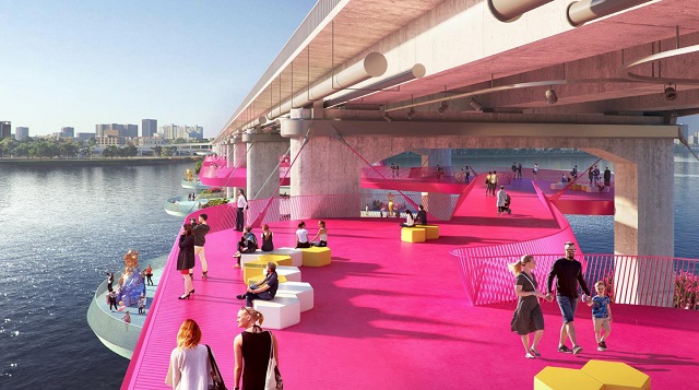 ▲ 네덜란드 아치 미스트사의 '세상에서 가장 긴 미술관'. ⓒ서울시 제공.