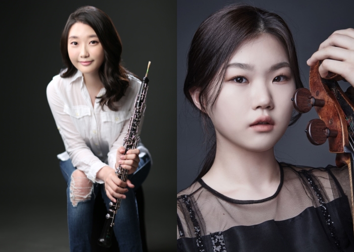 ▲ 오보이스트 마성예(26)와 첼리스트 김태연(18).ⓒ금호문화재단