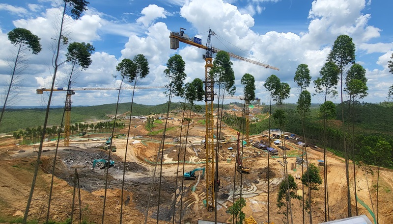 ▲ 인도네시아 수도 건설 현장.ⓒ행복청