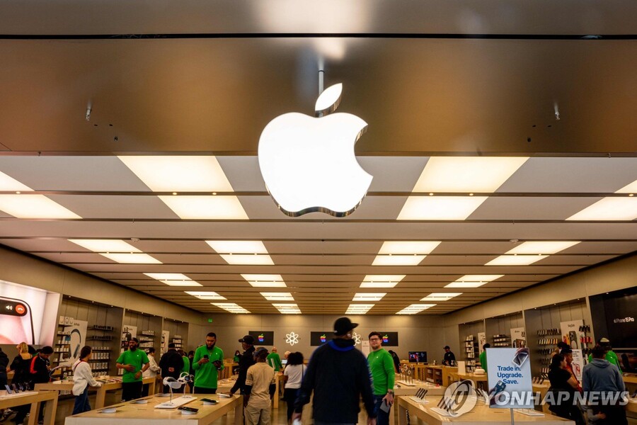 ▲ 미국 메릴랜드주 토슨의 애플 매장. ⓒAFP/연합뉴스