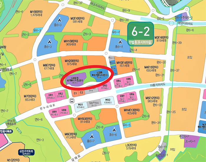 ▲ 복합화 연구용역 위치도.ⓒ행복청