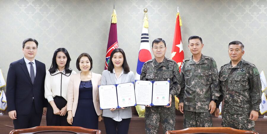 ▲ 서울사이버대학교가 지난 2일 육군부사관학교와 업무협약을 맺었다. ⓒ서울사이버대