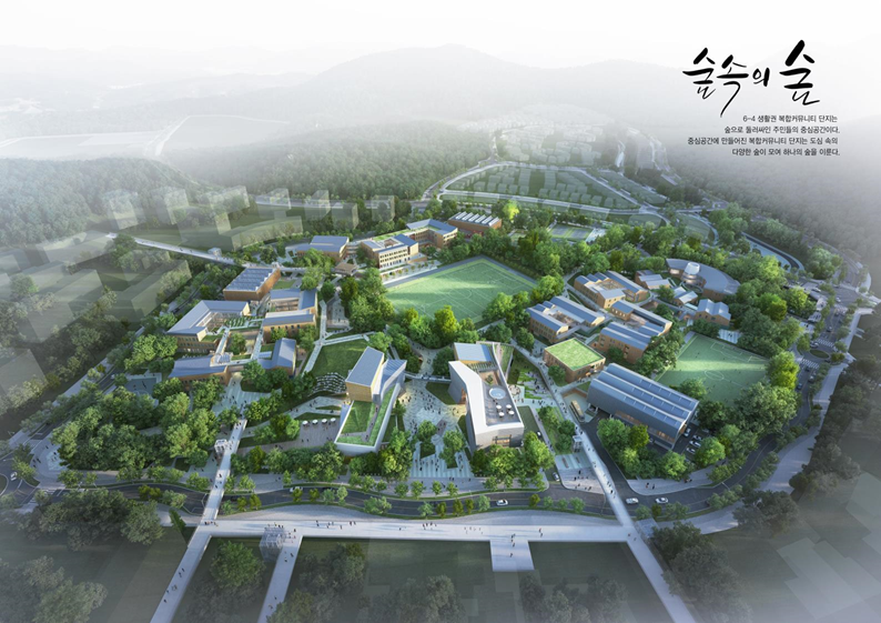 ▲ 세종시 6-4생활권(해밀동) 복합커뮤니티단지 조감도.ⓒ행복청