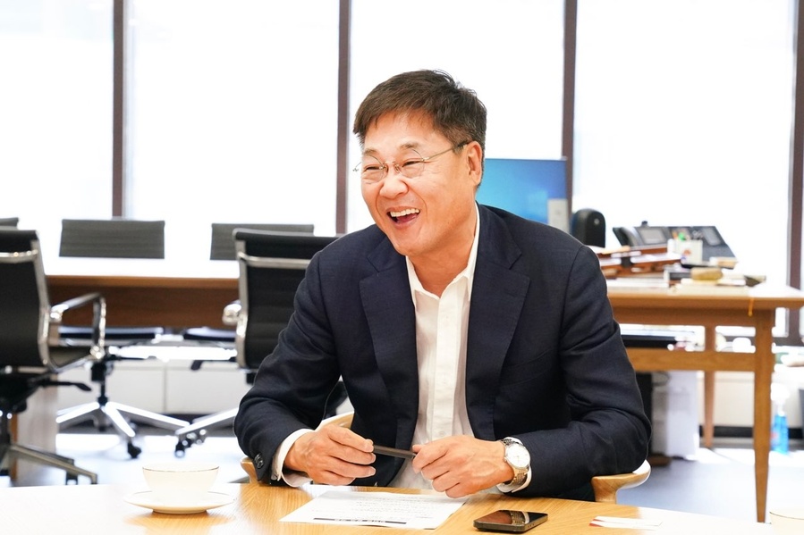 ▲ 지난 21일 정문헌 종로구청장이 뉴데일리와 인터뷰를 하고있다.ⓒ종로구 제공