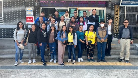 ▲ 지난 21일 입국한 부여군 필리핀 외국인 계절 근로자.ⓒ부여군