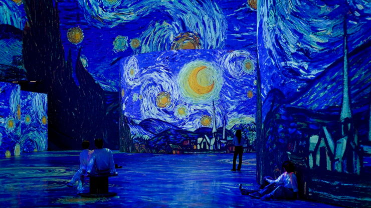 ▲ 빛의 시어터 '베르메르부터 반 고흐까지, 네덜란드 거장들' 展.ⓒ티모넷