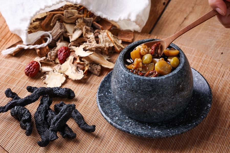 ▲ 쌍화차 주 원료인 정읍에서 생산한 숙지황..ⓒ