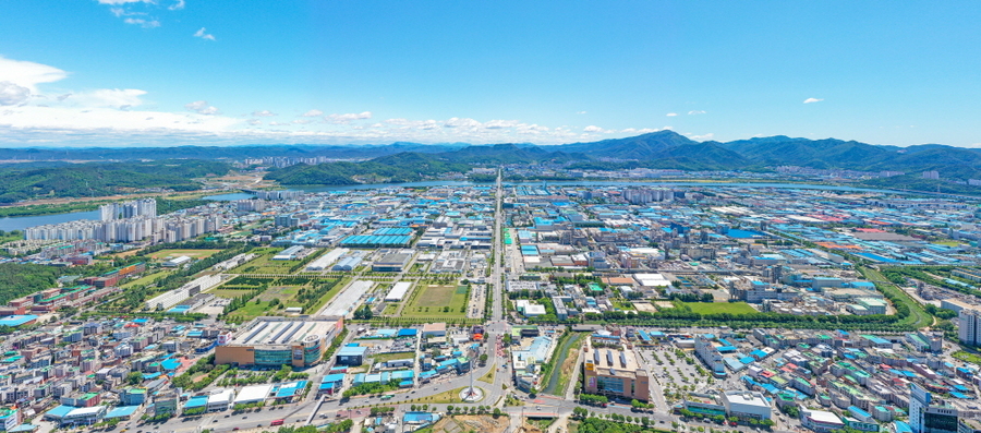▲ 구미 제1국가산업단지 전경.ⓒ구미시