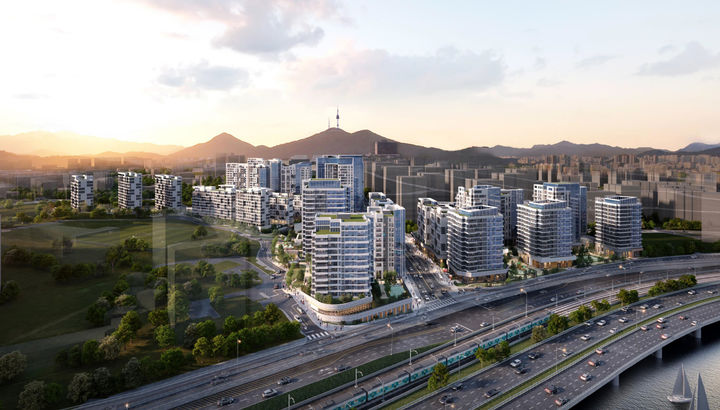 ▲ 한남4 재정비촉진구역 투시도.ⓒ서울시