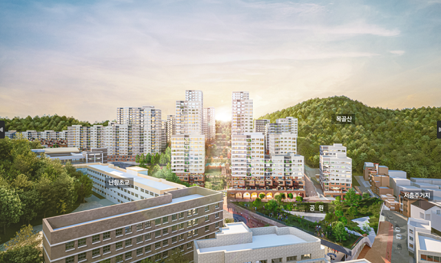 ▲ 신림7구역 조감도. ⓒ서울시 제공