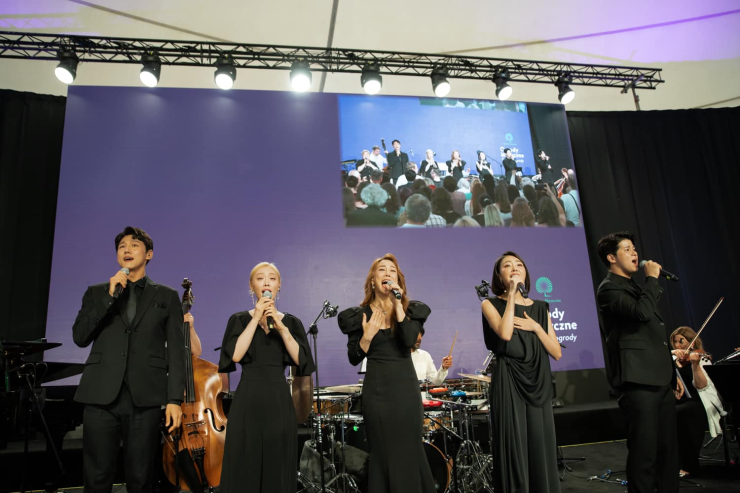 ▲ 2022 바르샤바 뮤직 가든스 페스티벌에 초청된 '마리 퀴리' 갈라콘서트 현장.ⓒ라이브