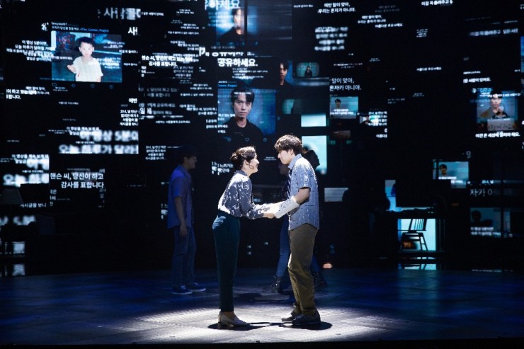 ▲ 뮤지컬 '디어 에반 핸슨' 공연 장면.ⓒ에스앤코