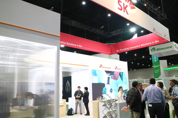 ▲ SK그룹 바이오USA 부스 사진. 3ⓒSK바이오팜·SK바이오사이언스