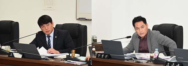 ▲ 왼쪽부터 오은규·안형진 의원.ⓒ중구의회