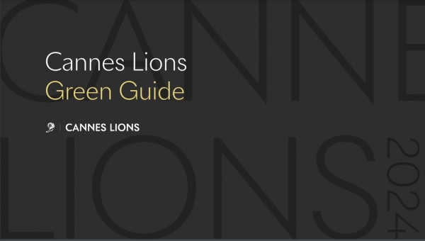 ▲ 지속가능한 페스티벌을 위해 칸 라이언즈가 제안하는 그린가이드. ⓒCANNES LIONS
