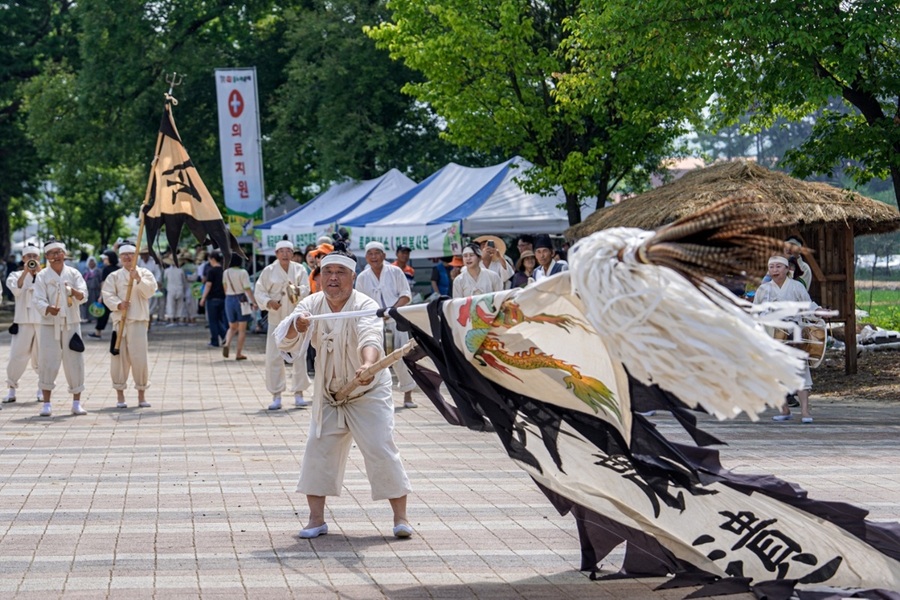 ▲ 증평군의 대표 농경문화축제인 2024 들노래축제 장면.ⓒ증평군