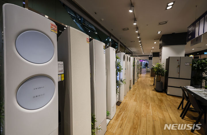 ▲ 서울 용산구 전자랜드 가전코너에 에어컨이 진열되어 있다. ⓒ뉴시스