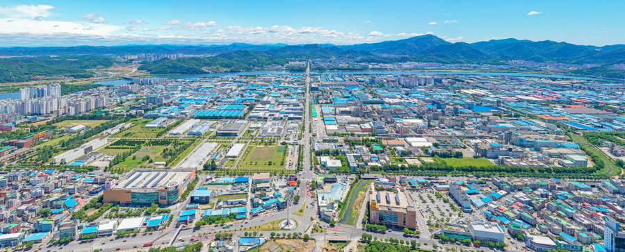 ▲ 구미국가산업단지 1단지.ⓒ구미시