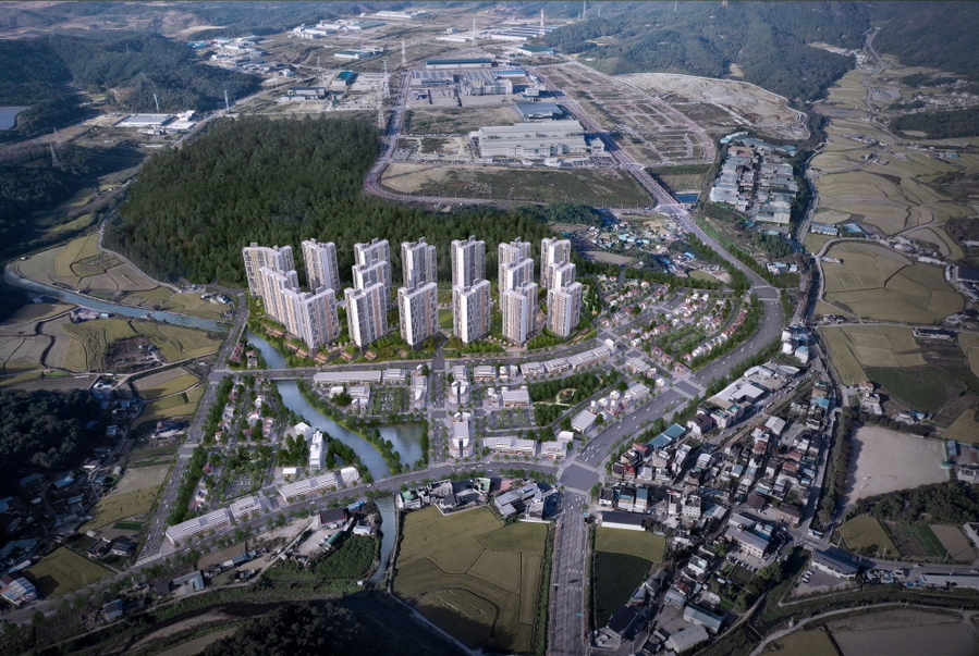 ▲ 구미 적동지구 도시개발구역 조감도.ⓒ구미시