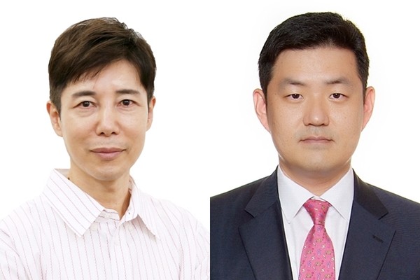 ▲ 왼쪽부터 김진섭 엔씨큐에이 대표이사 후보자, 이재진 엔씨아이디에스 대표이사 후보자 ⓒ엔씨