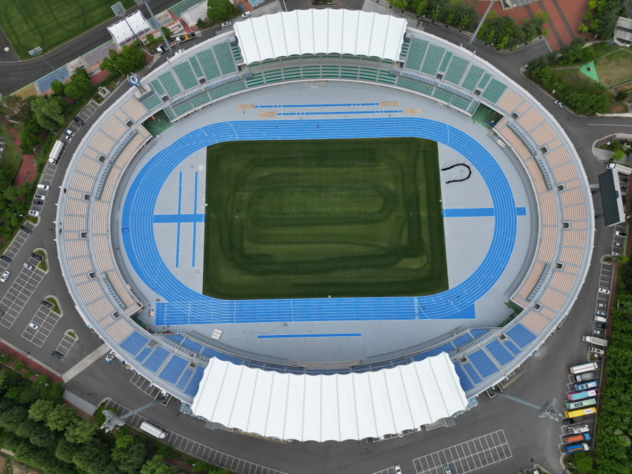 ▲ 구미시민운동장.ⓒ구미시