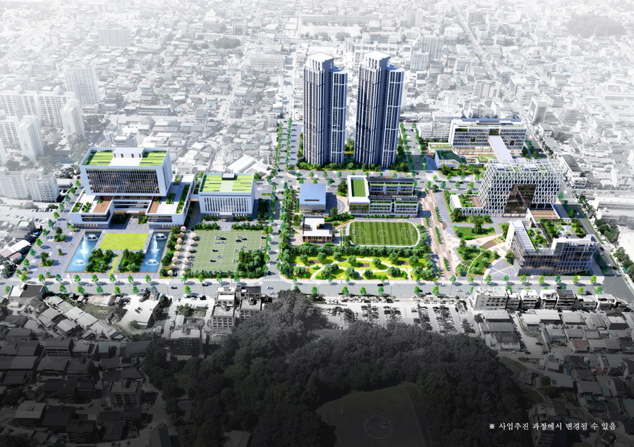 ▲ 상주시 공간혁신구역 조감도.ⓒ상주시