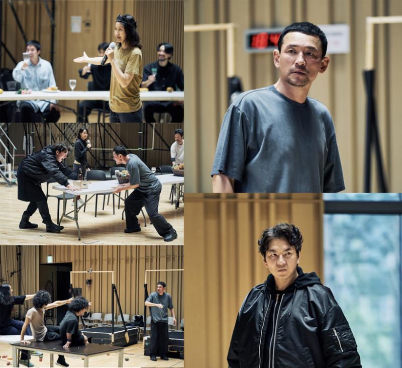 ▲ 연극 '맥베스' 연습실 현장.ⓒ샘컴퍼니