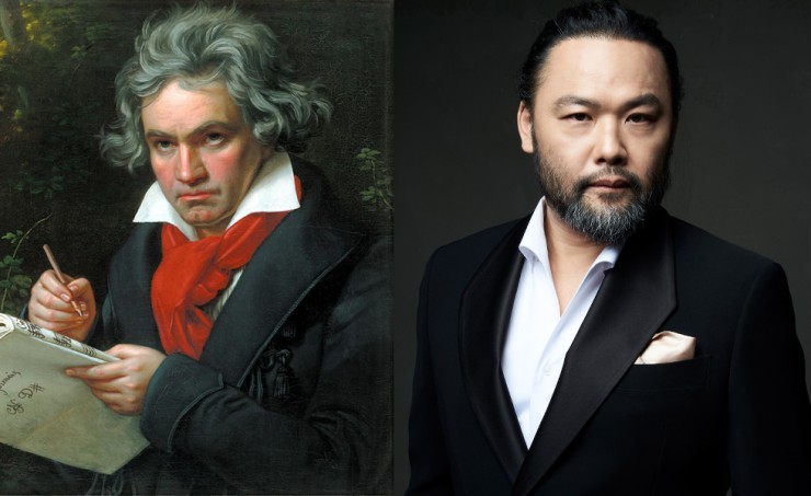 ▲ L. V. Beethoven & 베이스바리톤 사무엘 윤.ⓒ마포문화재단