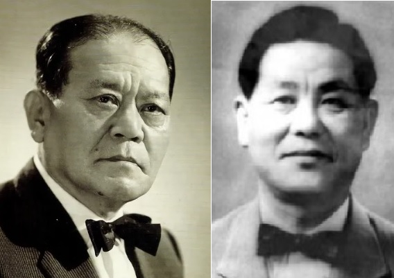 ▲ 조병옥 부통령 후보와 조봉암 대통령 후보.