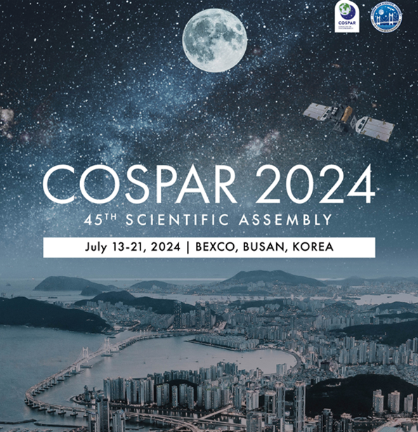 ▲ 제45회 국제우주연구위원회(COSPAR) 학술총회 포스터.ⓒ부산시