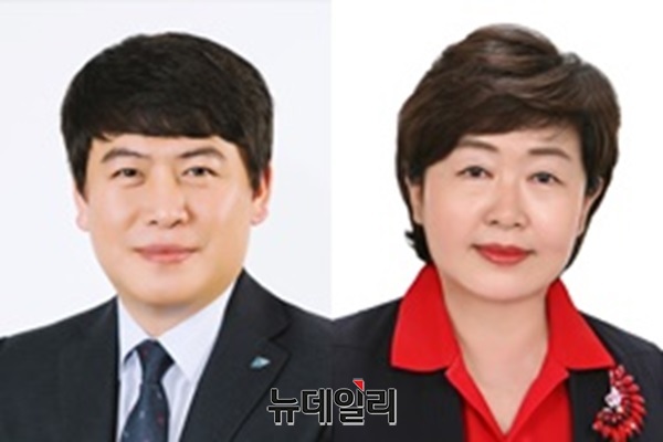 ▲ 대전 중구의회는 지난 8일 후반기 의장에 오은규 의원(민주당), 김옥향 의원(국민의힘)이 부의장으로 선출했다.ⓒ김경태 기자