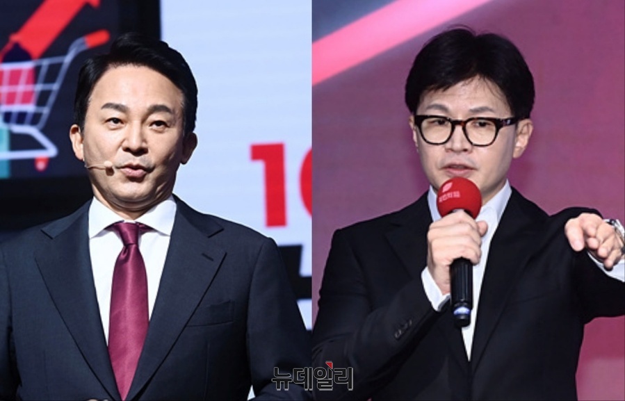 ▲ 국민의힘 7·23 전당대회 당대표 경선에 출마한 원희룡(왼쪽) 후보와 한동훈 후보. ⓒ뉴데일리DB
