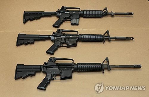 ▲ 트럼프 암살 기도에 사용된  AR-15 소총. ⓒ연합뉴스