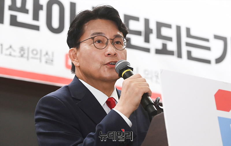 ▲ 국민의힘 7·23 전당대회 당대표 경선에 출사표를 던진 윤상현 의원. ⓒ서성진 기자