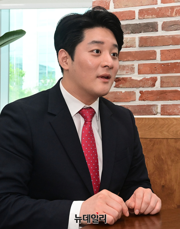 ▲ 김정식 국민의힘 청년 최고위원 후보. ⓒ이종현 기자