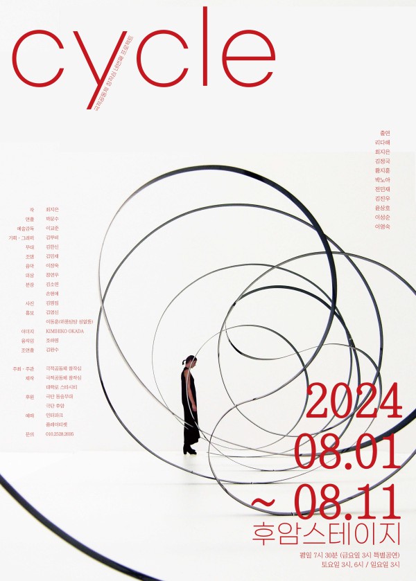 ▲ 연극 '사이클' 포스터.ⓒ극적공동체 창작심