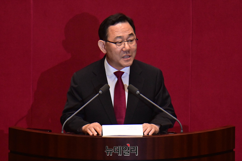 ▲ 국민의힘 소속 주호영 국회부의장.ⓒ이종현 기자