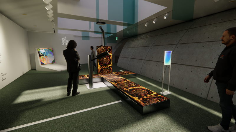 ▲ 류성실 작가의 '불을 사냥하는 사람들'.ⓒLG아트센터