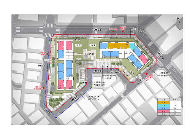 ▲ 몽촌토성 역세권장기전세주택사업.ⓒ서울시