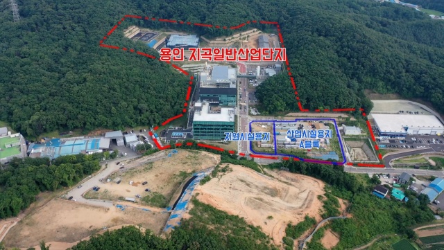 ▲ 용인시 기흥구 지곡일반산업단지의 계획 변경 구역. ⓒ용인시 제공