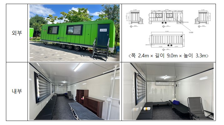 ▲ 폭염쉼터 내외 모습 ⓒ환경부