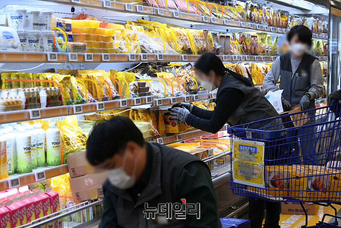 ▲ 고물가에 가공식품 소비마저 위축되는 형국이다. ⓒ뉴데일리DB