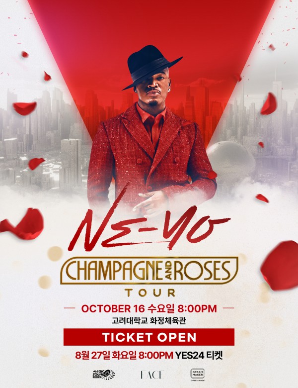 ▲ 'Ne-Yo Champagne & Roses 2024 in Seoul' 포스터.ⓒ드림메이커