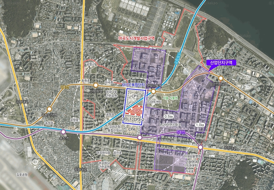 ▲ 마곡 도시개발사업 지구단위계획 위치도.ⓒ서울시