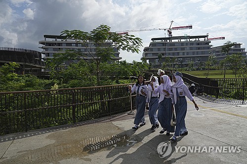 ▲ 인도네시아 누산타라 공사현장 전경. ⓒ연합뉴스