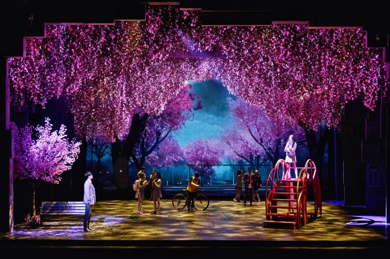 ▲ 뮤지컬 '4월은 너의 거짓말' 공연 장면.ⓒEMK뮤지컬컴퍼니