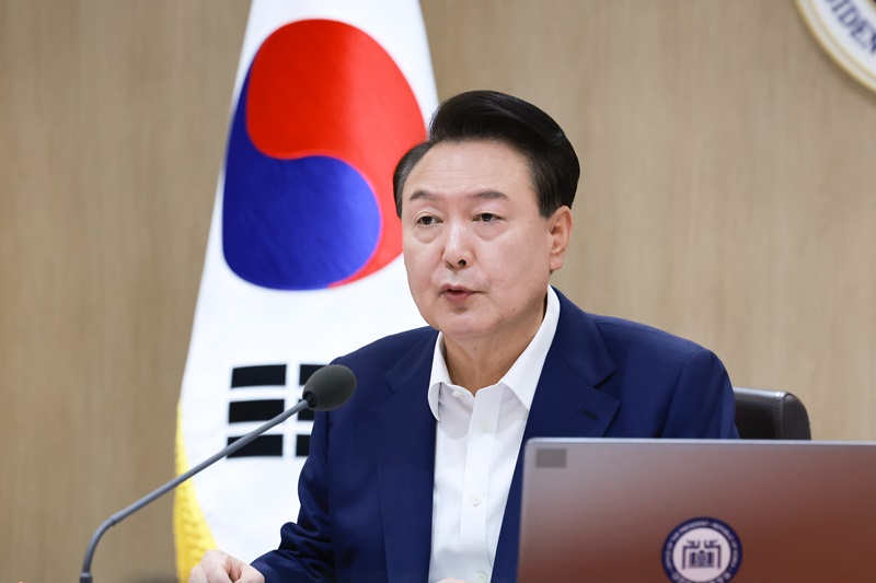 ▲ 윤석열 대통령이 27일 서울 용산 대통령실 청사에서 열린 국무회의에서 발언하고 있다. (대통령실통신사진기자단) 2024.08.27. ⓒ뉴시스