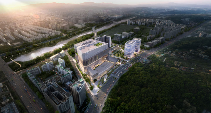 ▲ 수서역 환승센터 서측조감도.ⓒ서울시