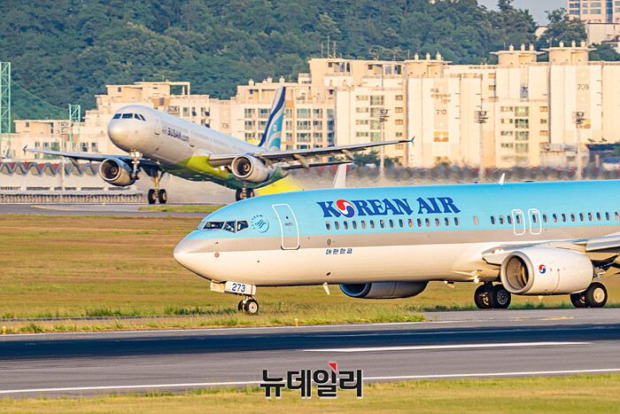 ▲ 대한항공이 국적 항공사 최초로 SAF를 일반 항공유와 혼합해 운항한다. ⓒ뉴데일리DB