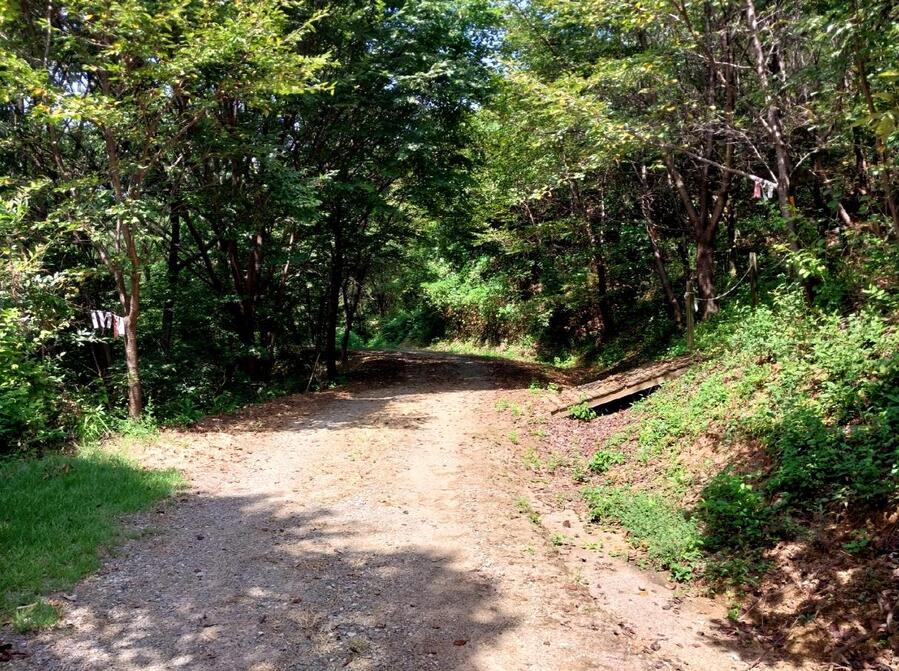 ▲ 임도에서 우측으로 양천산 정상 오르는 길.ⓒ진경수 山 애호가